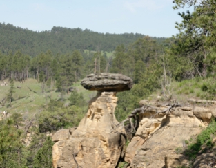 Balancing rock.